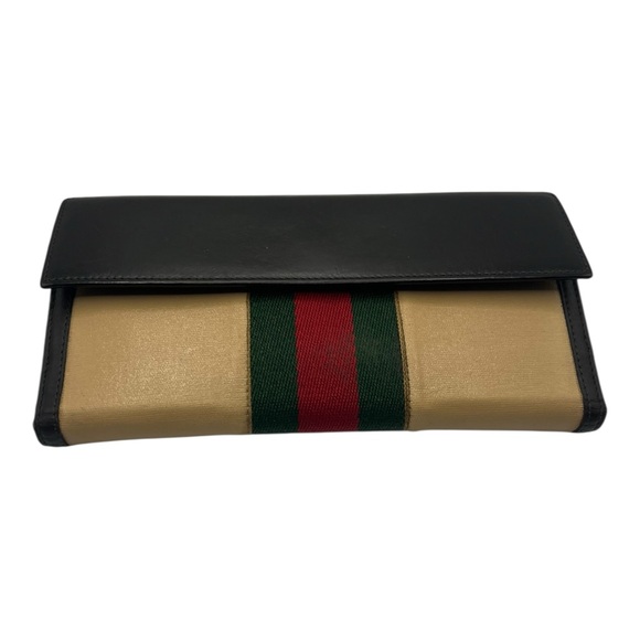 Vintage Gucci Wallet Re-painted Fabric Body - Picture 1 of 10
